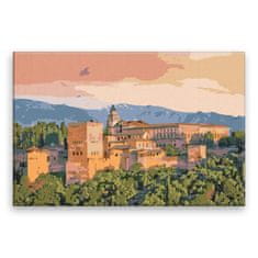 Malujsi Malování podle čísel - Alhambra - 120x80 cm, plátno vypnuté na rám