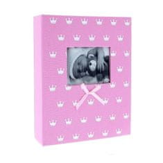 Gedeon Akce 1+1 Fotoalbum 10x15/200 MIRACLE růžové + Dřevěný rámeček DRC11K 15x20 C7 růžový navíc