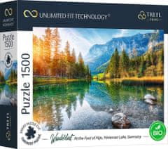 Trefl Puzzle UFT Wanderlust: Na úpatí Alp, Jezero Hintersee, Německo 1500 dílků