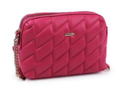 Kraftika 1ks pink kabelka crossbody prošívaná 24x17 cm, ledvinky