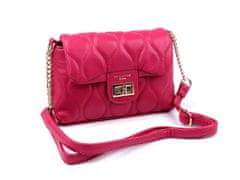 Kraftika 1ks pink kabelka crossbody prošívaná 22x14 cm, kabelky