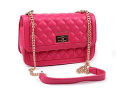 Kraftika 1ks pink kabelka crossbody prošívaná 23x15 cm, kabelky