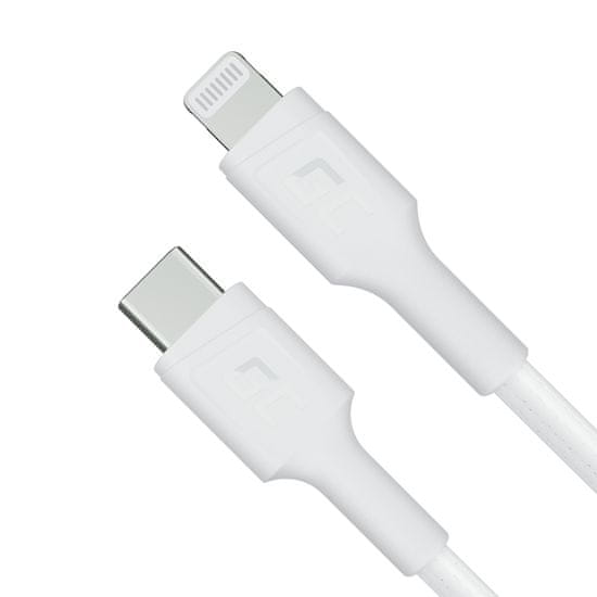 Green Cell KABGC07W White USB-C - Lightning MFi 1m kabel pro Apple iPhone PowerStream, s Power De