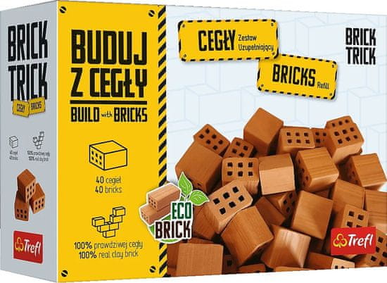 Trefl BRICK TRICK Balení krátkých cihel 40ks