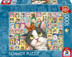 Schmidt Puzzle Kočičí výrazy 1000 dílků