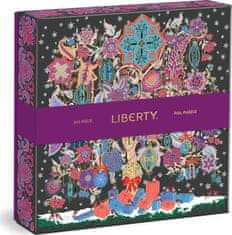 Galison Čtvercové puzzle Liberty: Vánoční strom života 500 dílků