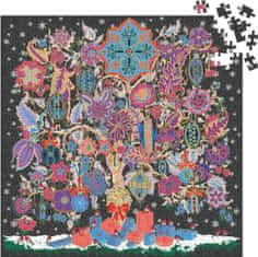 Galison Čtvercové puzzle Liberty: Vánoční strom života 500 dílků