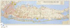 Galison Panoramatické puzzle Mapa filmového New Yorku 1000 dílků