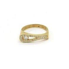 Pattic Zlatý prsten AU 585/1000 3,50 gr MB08401B