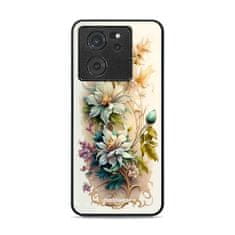 Mobiwear Prémiový lesklý kryt Glossy na mobil Xiaomi 13T / 13T Pro - G014G Krémové květy
