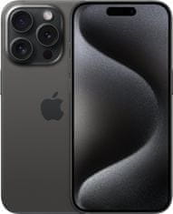 Apple iPhone 15 Pro, 128GB, Black Titanium