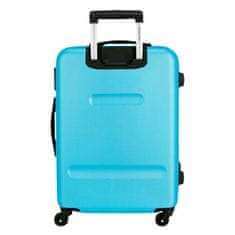 Joummabags ABS Cestovní kufr ROLL ROAD FLEX Azul Claro, 65x46x23cm, 56L, 584926A (medium)