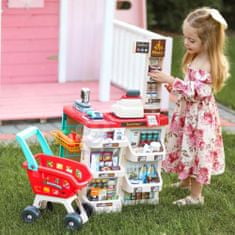 LEBULA WOOPIE Store Supermarket se skenerem hmotnosti nákupního košíku + 48 Akc.