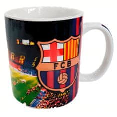 FotbalFans Hrnek FC Barcelona, keramický, Camp NOU, 300 ml