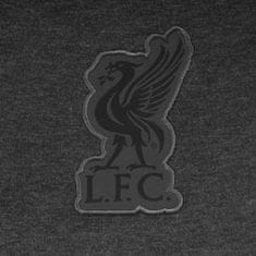 FotbalFans Pánské pyžamo Liverpool FC, tričko, kalhoty, šedo-černé | XL