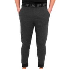 FotbalFans Pánské pyžamo Liverpool FC, tričko, kalhoty, šedo-černé | XL