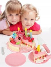 Iso Trade Dřevěný dort pro děti