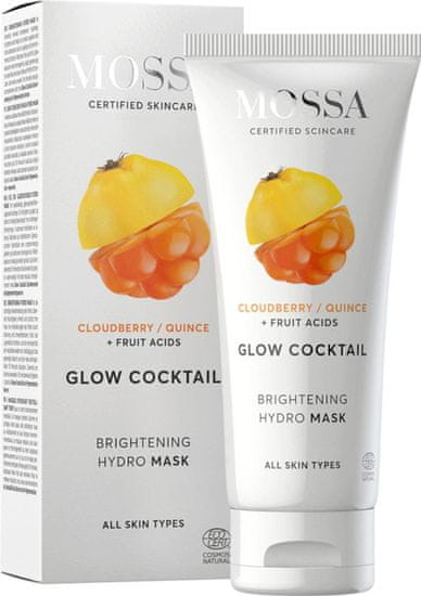 Mossa Rozjasňující maska s moruškou, Glow Coctail 60 ml