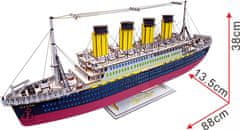 Woodcraft Dřevěné 3D puzzle Titanic