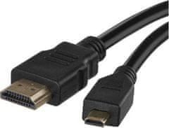 Emos HDMI 2.0 high speed kabel A vidlice – D vidlice 1,5 m