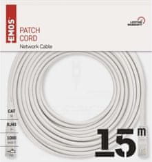 Emos PATCH kabel UTP 5E, 15m