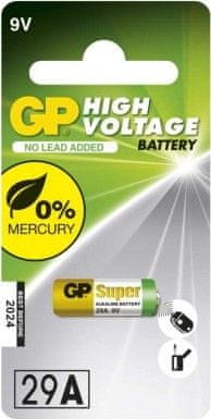 GP Alkalická speciální baterie GP 29AF (A32, L822) 9 V