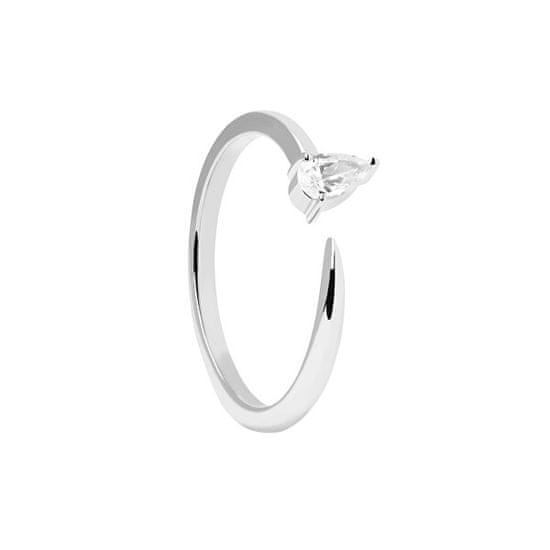 PDPAOLA Jemný stříbrný prsten se zirkony Twing Gold AN02-864