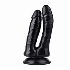 Xcock Vaginálně-anální dvojitý dildo 20cm s vypínáním, dvě penisy pro anus pipes