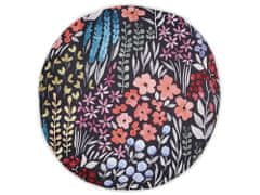 Beliani Sada 2 venkovních polštářů s květinovým motivem 40 cm barevná CASTELARO