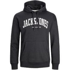 Jack&Jones Pánská mikina JJEJOSH Relaxed Fit 12236513 Black (Velikost L)