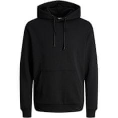 Jack&Jones Pánská mikina JJEBRADLEY Relaxed Fit 12249340 Black (Velikost XL)