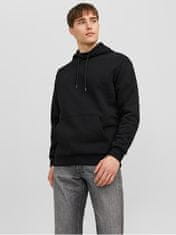 Jack&Jones Pánská mikina JJEBRADLEY Relaxed Fit 12249340 Black (Velikost XL)