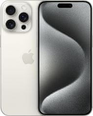 Apple iPhone 15 Pro Max, 1TB, White Titanium