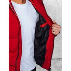 Dstreet Pánská prošívaná zimní bunda VIP červená tx4616 M