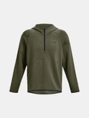 Under Armour Mikina UA Unstoppable Flc Hoodie-GRN XXXL