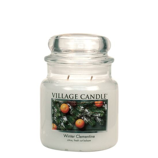 Village Candle Vonná svíčka - Sváteční mandarinka Doba hoření: 105 hodin