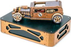 Wooden city 3D puzzle Automobil Hot Rod Limitovaná edice 142 dílů