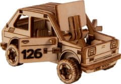 Wooden city 3D puzzle Superfast Rally Car 3