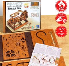 Wooden city 3D dřevěné puzzle Kuličková dráha 265 dílků