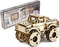 Wooden city 3D puzzle Superfast Monster Truck 4