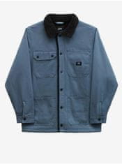 Vans Modrá pánská džínová košilová bunda s umělým kožíškem VANS Sherpa II S