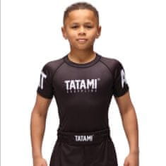 Tatami Fightwear Dětský rashguard TATAMI Raven kr. rukáv - černý