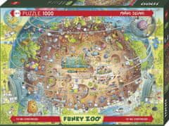 Heye Puzzle Šílená ZOO: Kosmický pavilon 1000 dílků