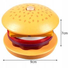 Kruzzel 22673 Dětský dřevěný hamburger