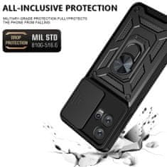 Techsuit Kryt Motorola EDGE 30 Fuision Techsuit CamShield Pro černý