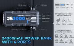 TOPDON Car Jump Starter JumpSurge 3000