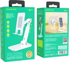 Borofone BH57 Exclusive Double Folding Desktop Stand White