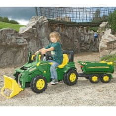 LEBULA Rolly Toys rollyTrailer sklápěcí přívěs John Deere Halfpipe