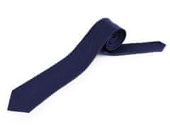 Kraftika 1ks 3 modrá tmavá kravata jednobarevná mikrovlákno