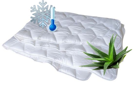 Prošívaná přikrývka Comfort Aloe vera 140x200 - zimní